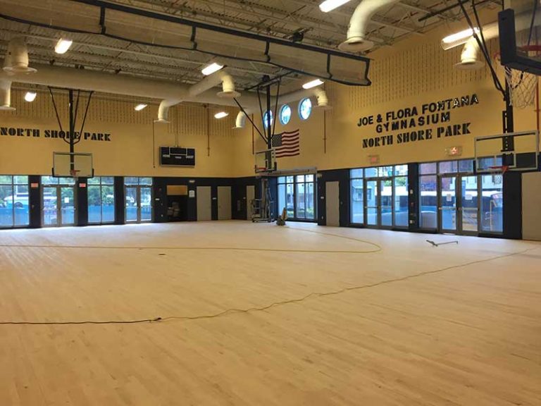 Basketball Court Wood Floor Refinishing on December 16, 2019 • US