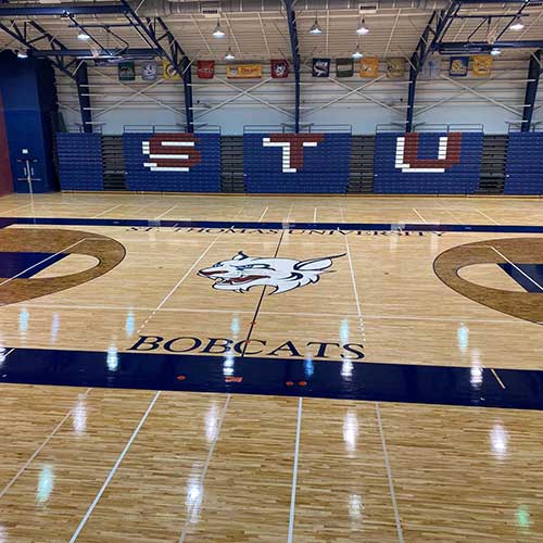 Basketball Hardwood Floor Refinishing